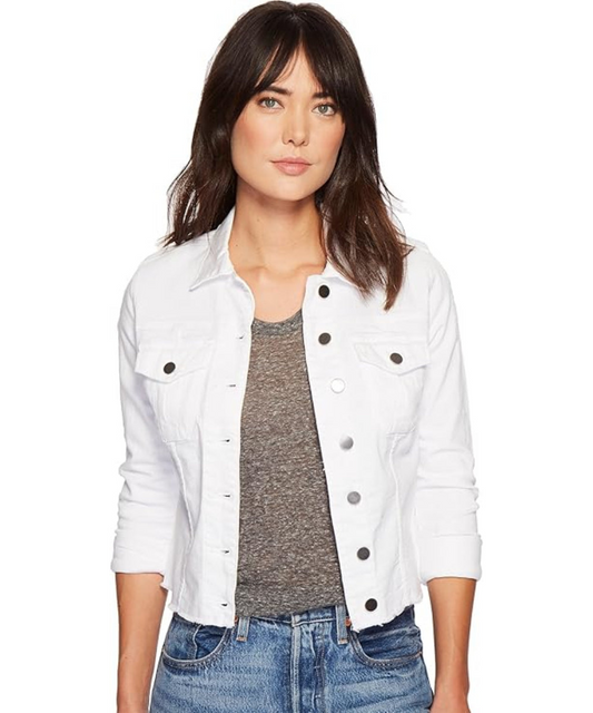 Kara Jean Jacket in White by KUT