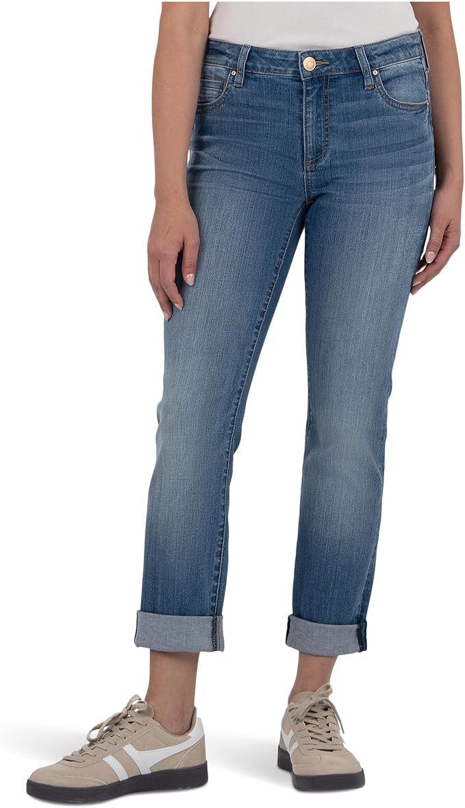 Kut from the Kloth Women’s Catherine Boyfriend Jean – Style KP4940MK7 (Incandescent Wash / Medium)