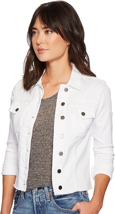 Kara Jean Jacket in White by KUT