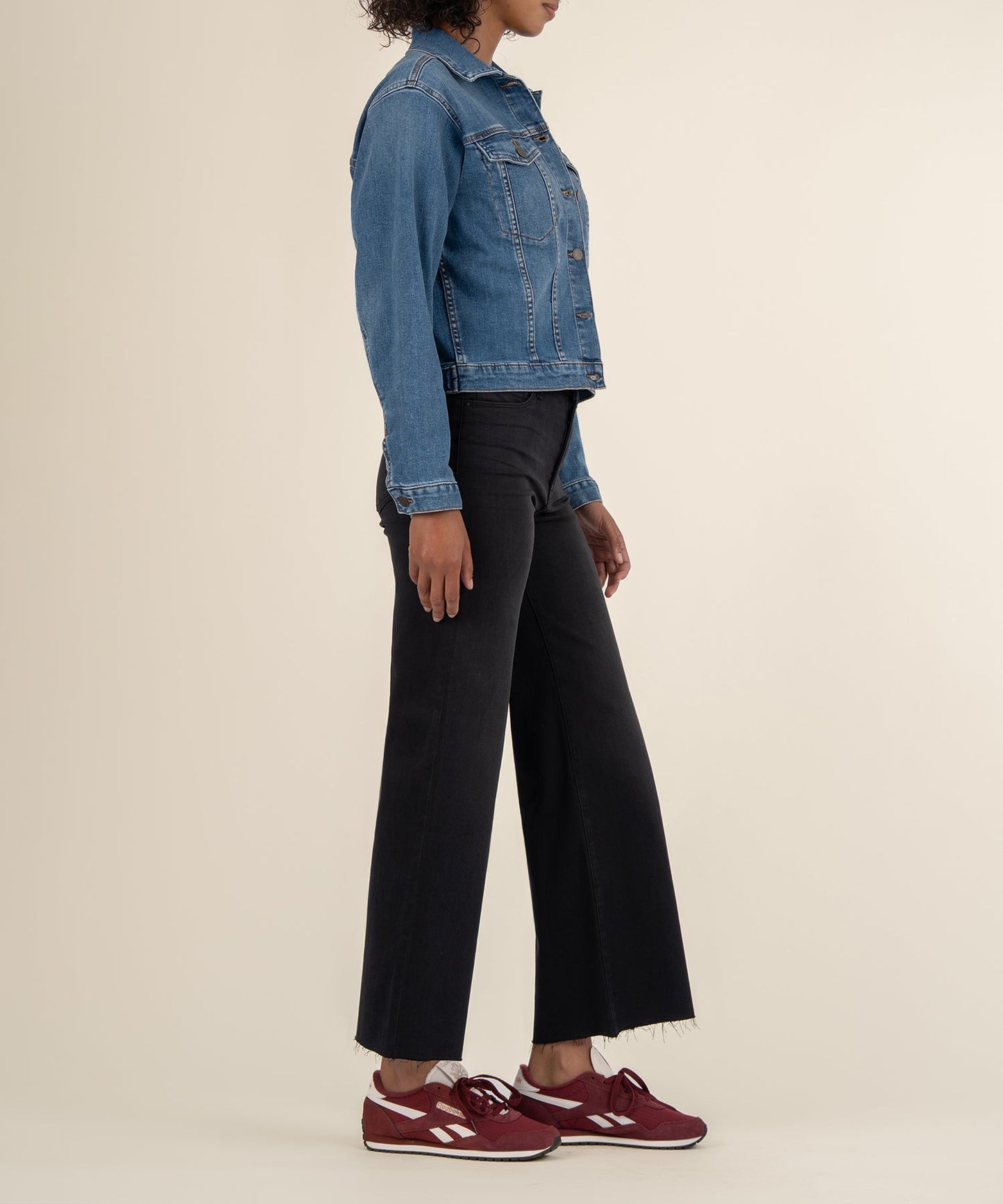 Kut from the Kloth Women's Juliet Denim Jacket (Dearly Wash)