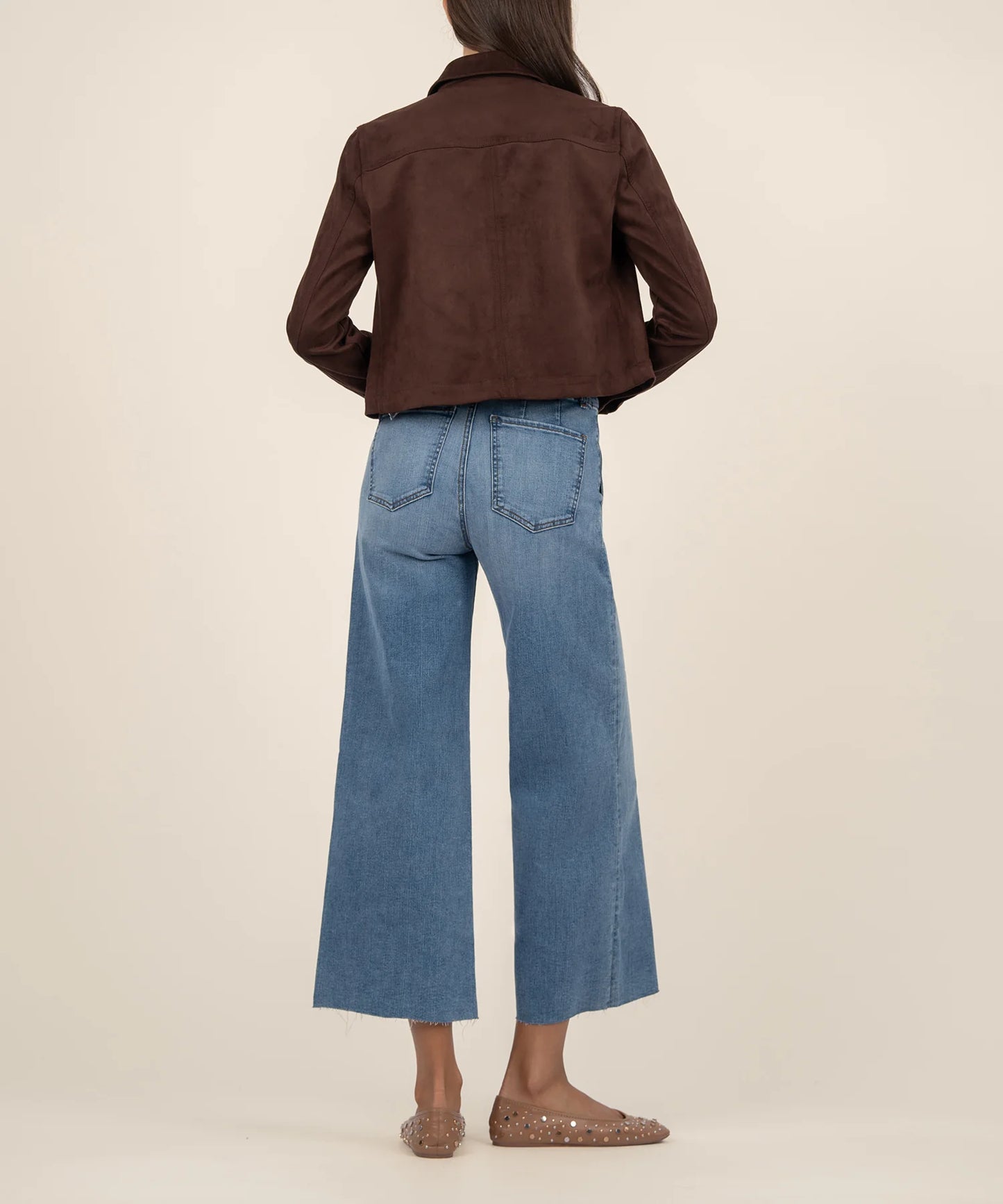 Kut from the Kloth Style KJ52101 — Faux Suede Jacket