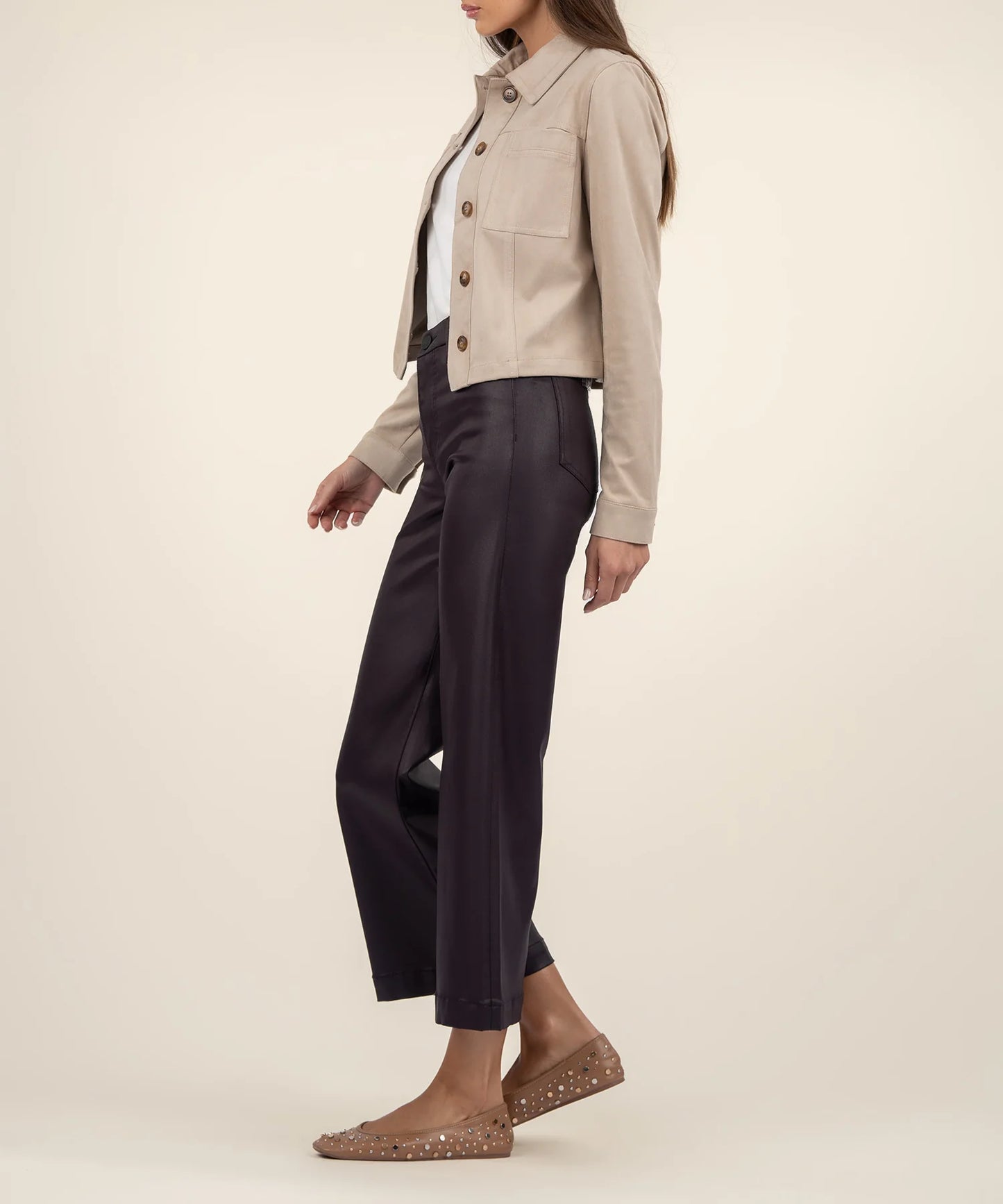 Kut from the Kloth Style KJ52101 — Faux Suede Jacket