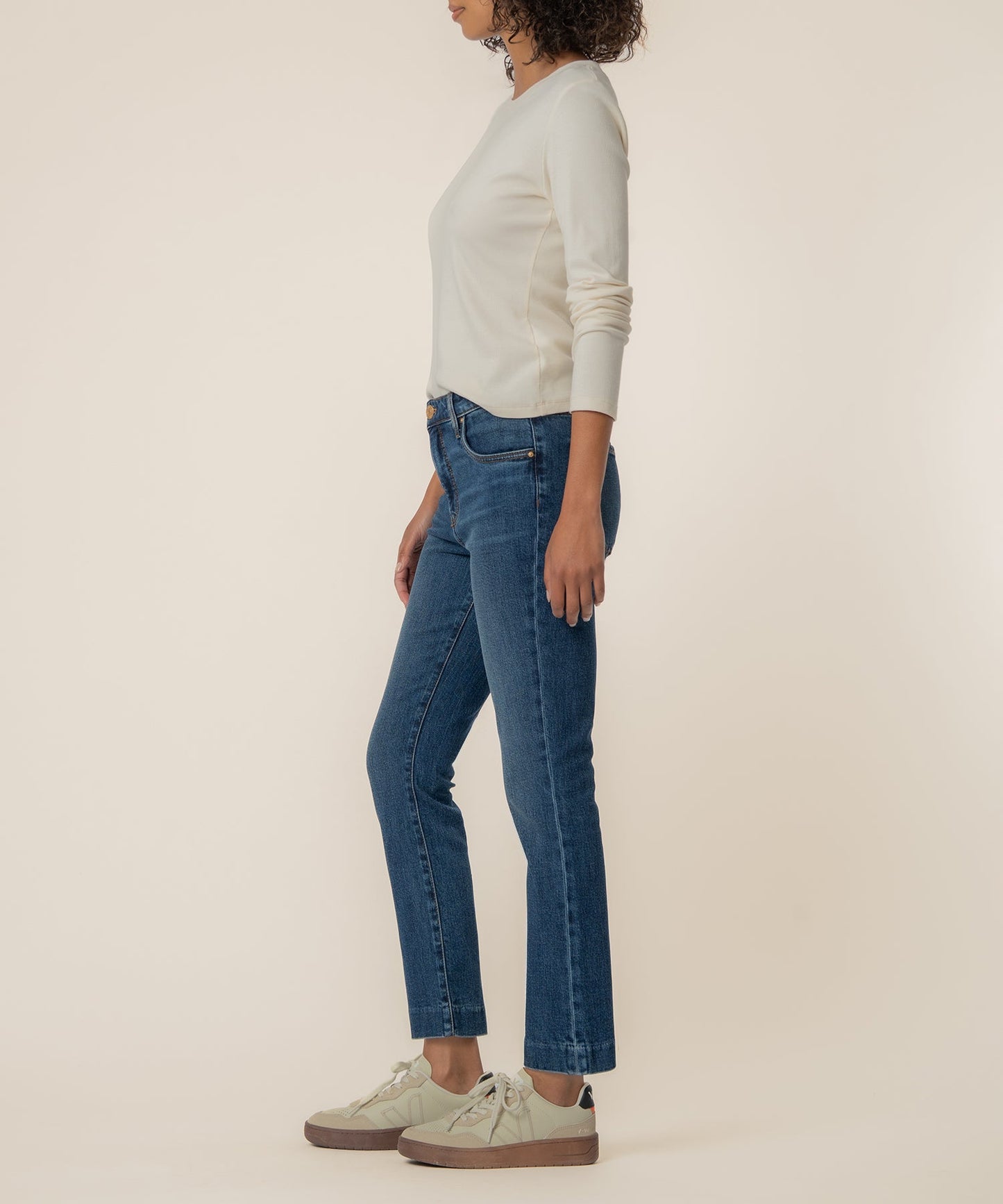 Kut from the Kloth Ulta Reese Rise Rise Ankle Straight Jeans KP2150MA2