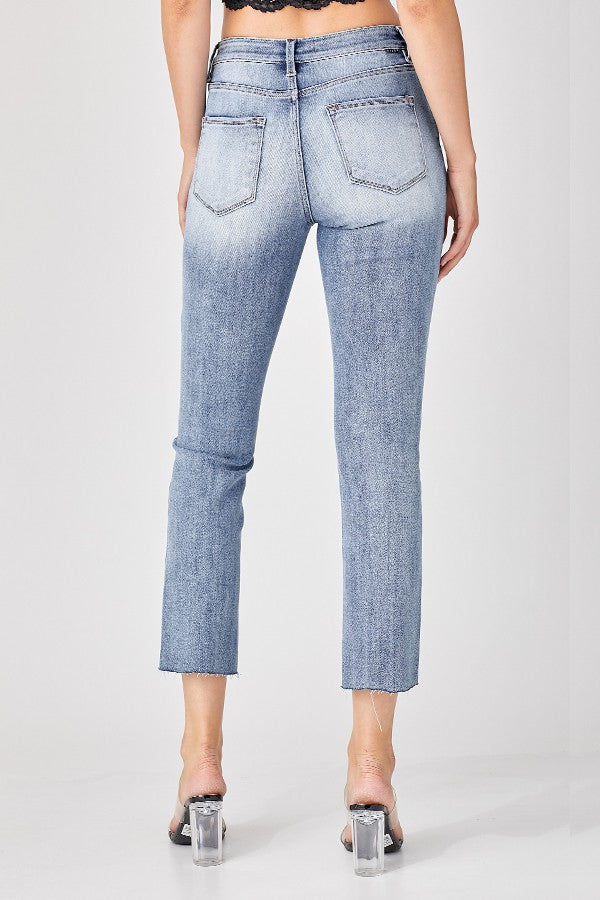 Risen Jeans RDP5203CH Medium Blue back view