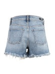 Back view of Jane high-rise denim shorts in Proactive wash